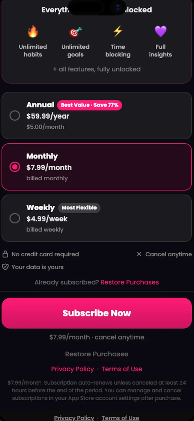 Ultimate Boss: Productivity Mobile Application screenshot 3